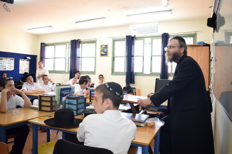 כיתת המכינה בתלמוד תורה בקריות מתכוננים לישיבה קטנה