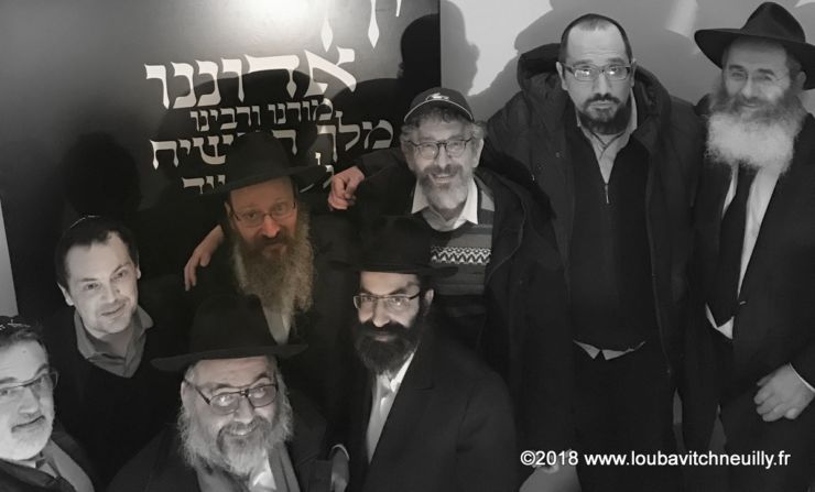 הרב שמערל' מטוסוב התוועד בניולי, צרפת