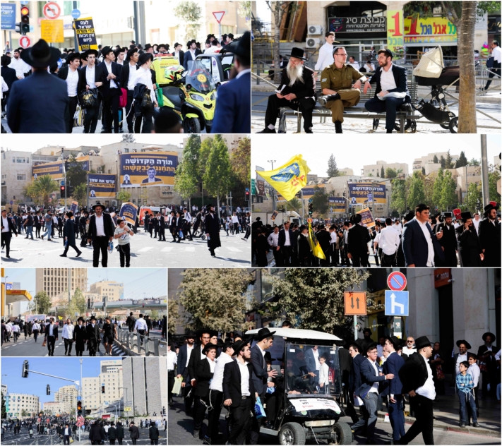 ''זעקת התורה'': רבבות בדרך לעצרת ההיסטורית בירושלים