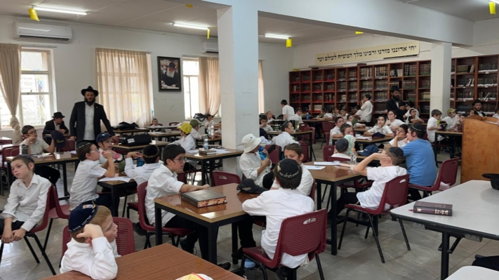 בסדר מופתי: תלמידי "אור ליובאוויטש" ביקרו ב"תומכי תמימים"