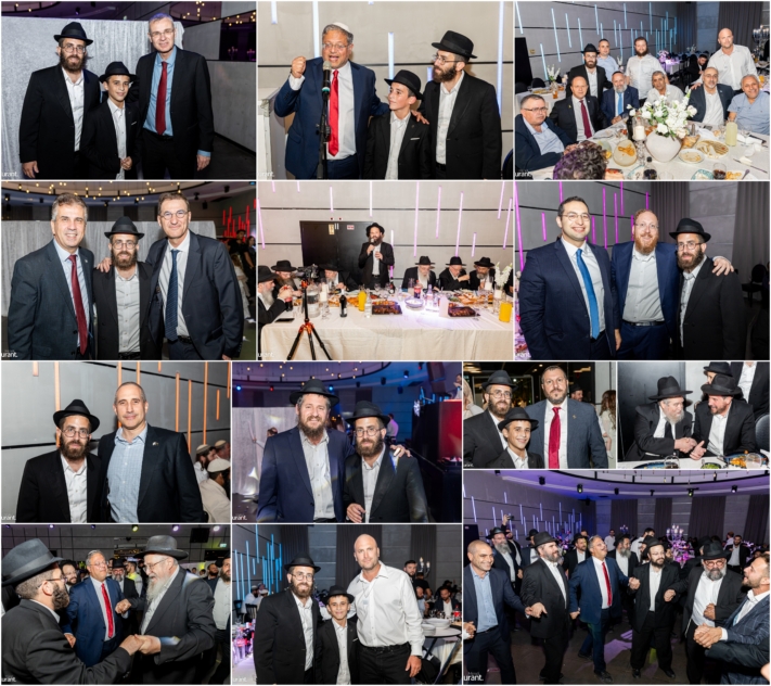 צמרת הממשלה ונבחרי ציבור חגגו בבר מצווה של גולדברגר