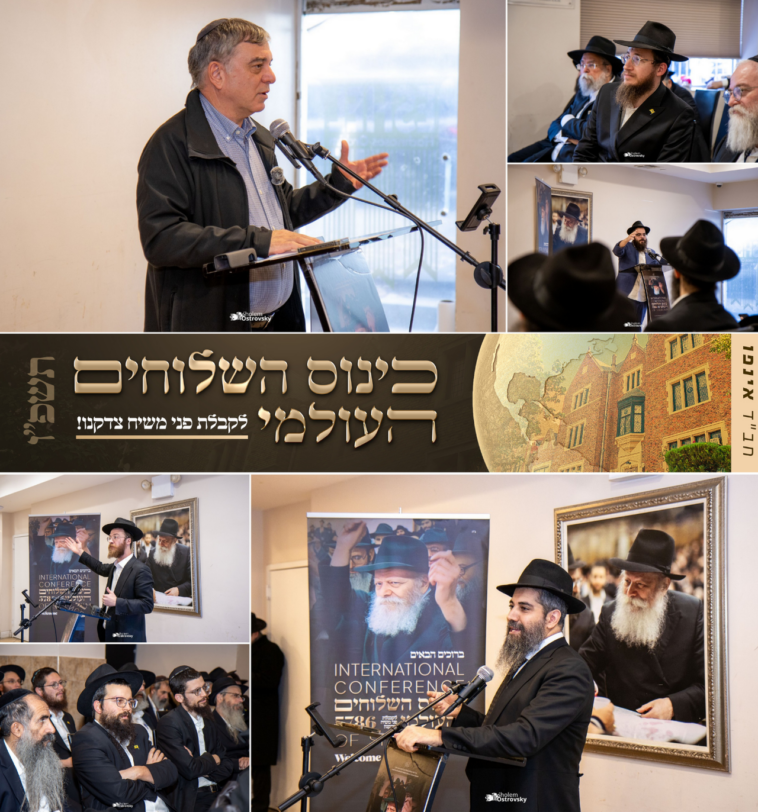 העולם על הרגליים: הבאנקט התרומם לשירת "יחי אדוננו"