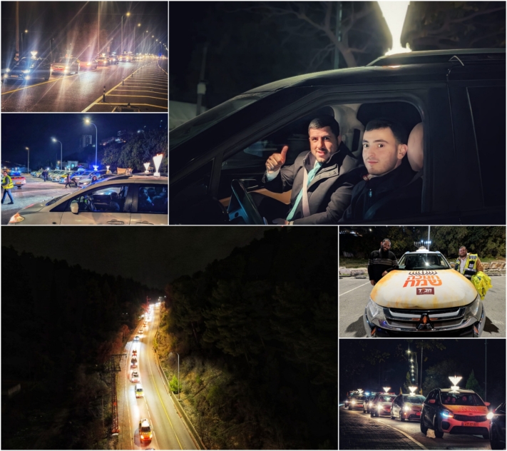 מסורת של שנים: שיירת האור הגדולה האירה את צפת והגליל