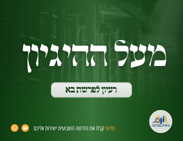 מעל ההיגיון • משיח בפרשה