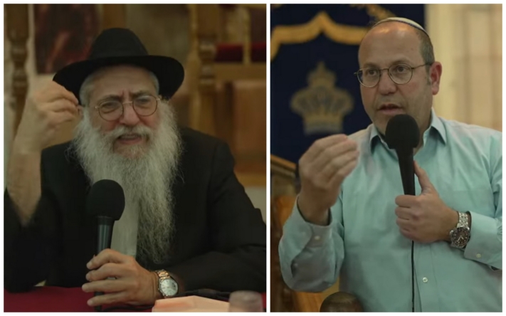 שידור חוזר: הרב יצחק ערד ואב פדוי השבי בהתוועדות חסידית