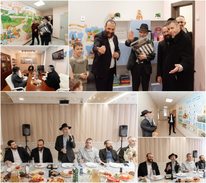 מוסקבה: אברהם פריד בביקור רווי רגש בבית היתומים היהודי