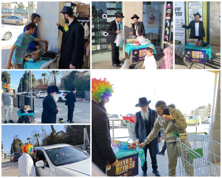 צפת: אלפי תושבים וחיילים קיימו את מצוות החג בדוכני רחוב