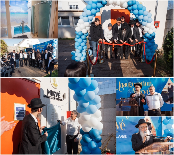 צרפת: חנוכת מקווה מרגשת בבית חב"ד סרסל ווילאדז'
