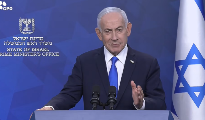 "האצבע על ההדק": נתניהו בהצהרה ראשונה על הפסקת האש