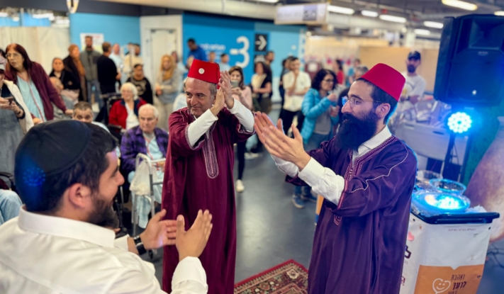 מתחת לאדמה - עם חב"ד: כך חגגו את המימונה ברמב"ם