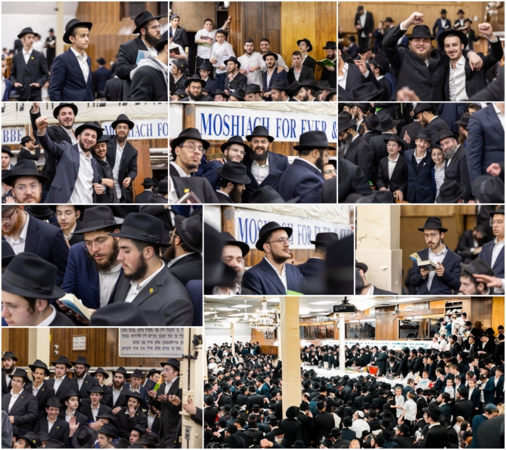 בצפייה והתעוררות לגאולה: רבים בסעודת משיח אצל הרבי